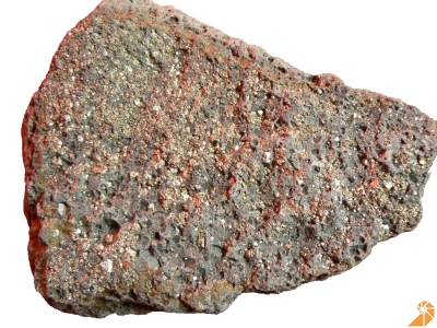 Basalt mit  Pyrit